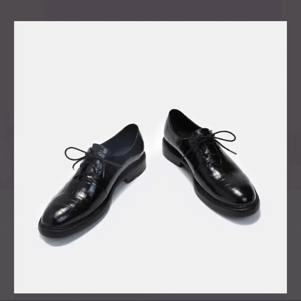 KOI Revocation croc embossed vegan leather shoes men’s dress shoes black sz 11.5